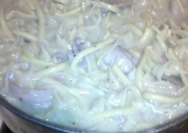 chicken and egg noodles