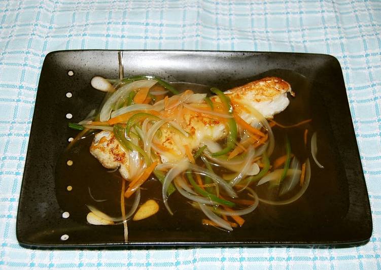 Easy to Make ・・Cod with Vegetable An-Sauce