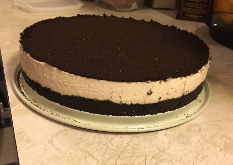 Oreo's no-bake Cheesecake