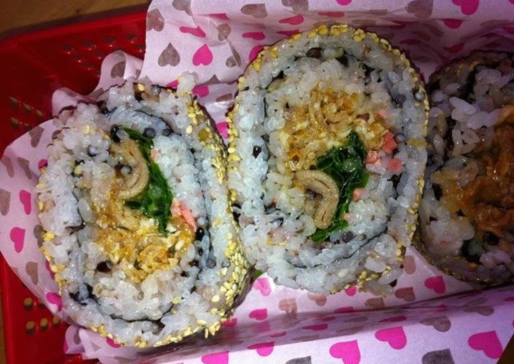 Korean-style Spicy California Rolls with Five Grain Rice