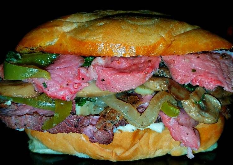 Mike's Garlic Toasted Prime Rib Sandwiches