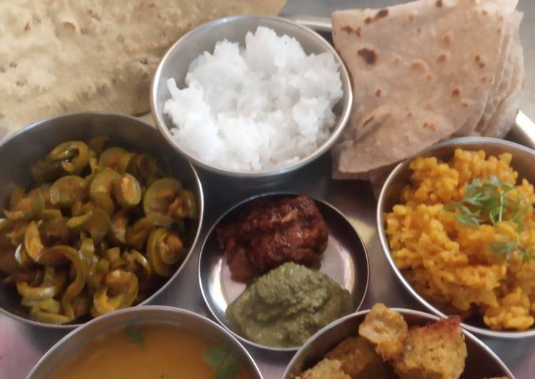 My lunch - veg thali