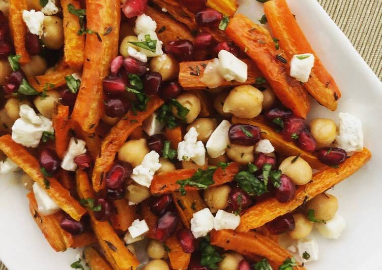 Roasted Carrot Salad with Goat Cheese