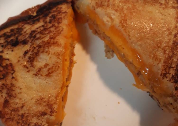 My Triple Grilled Cheese Sandwich