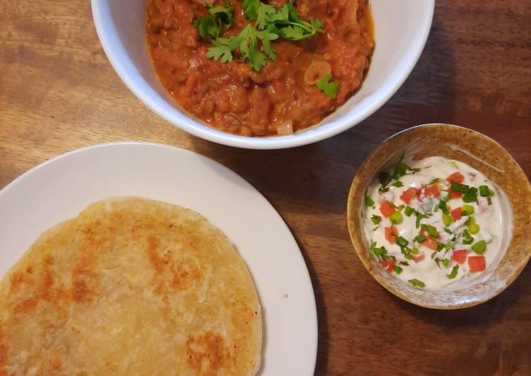 Lentil and tomato curry, Indian style