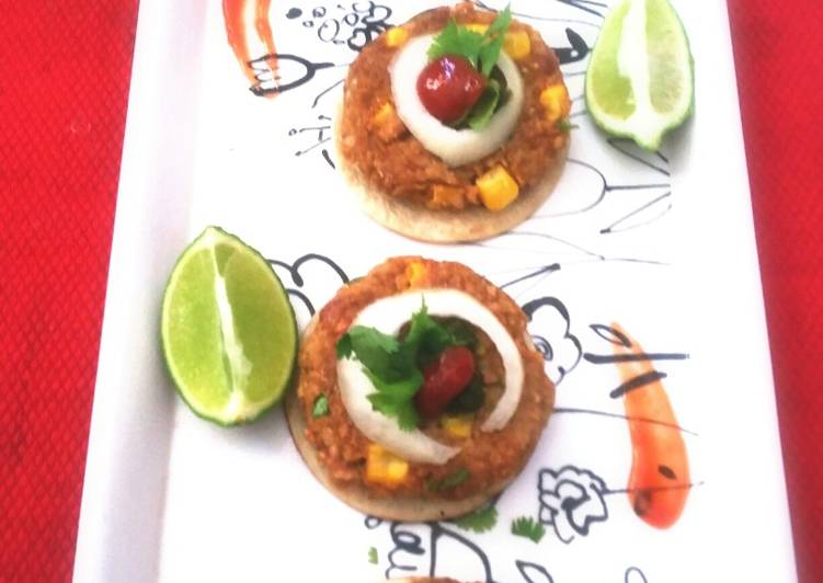 Mexican Oats and Bean Patties