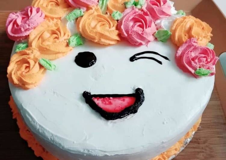 Smile love cake