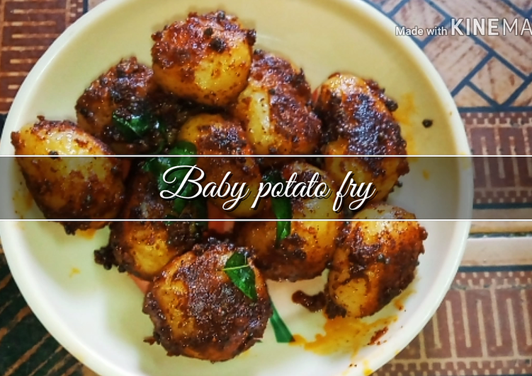 Baby potato fry