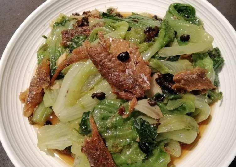 Chinese Lettuce in Preserved Tauci Fish