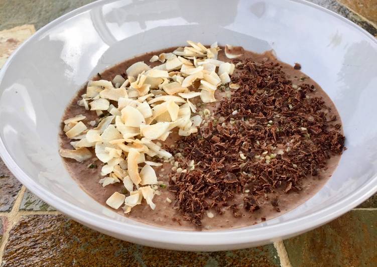 Hemp and Chia Seed Chocolate Pudding