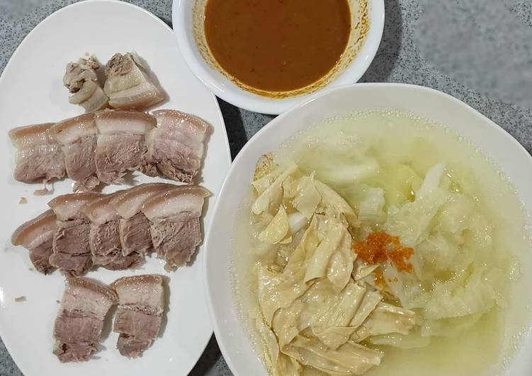 Pork belly soup