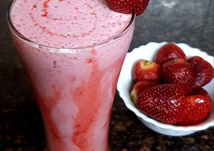 Strawberry Icecream Shake