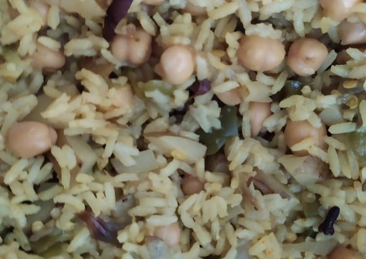 Chana pulao- lunch box recipe