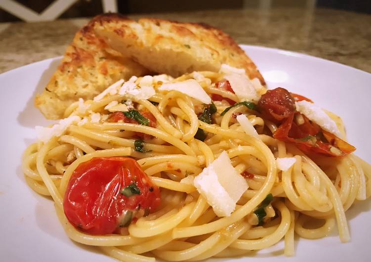 Fresh tomato basil pasta
