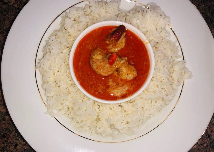 Thai Prawns/Shrimp Red Curry