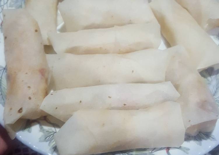 Chicken spring rolls best for iftari #cookpadramadan