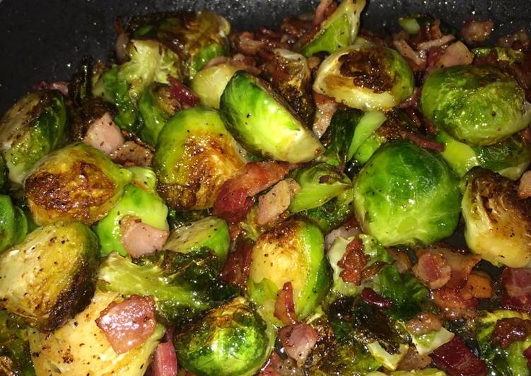 Honey bacon Brussel sprouts