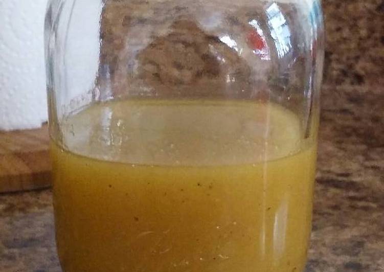 Homemade Honey Mustard Vinaigrette