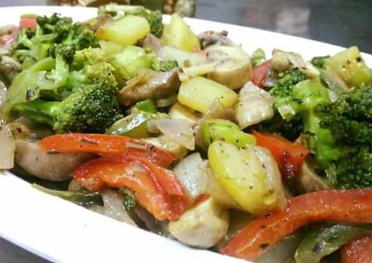 Dj's Stir Fried Vegetables with Herbs