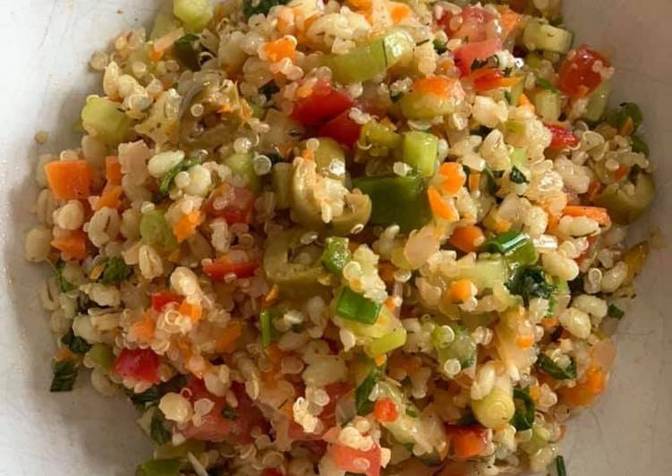 Quinoa Barley Thyme Salad