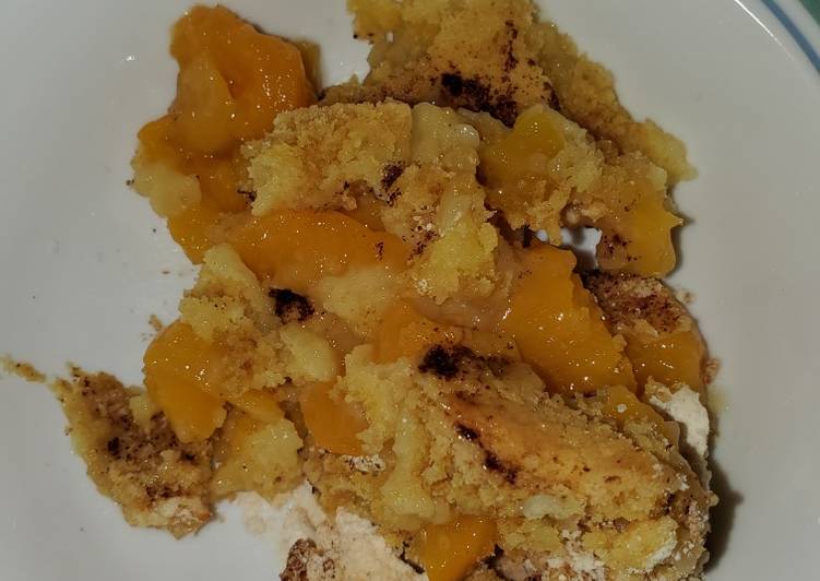 Peach Cobbler Dump Cake