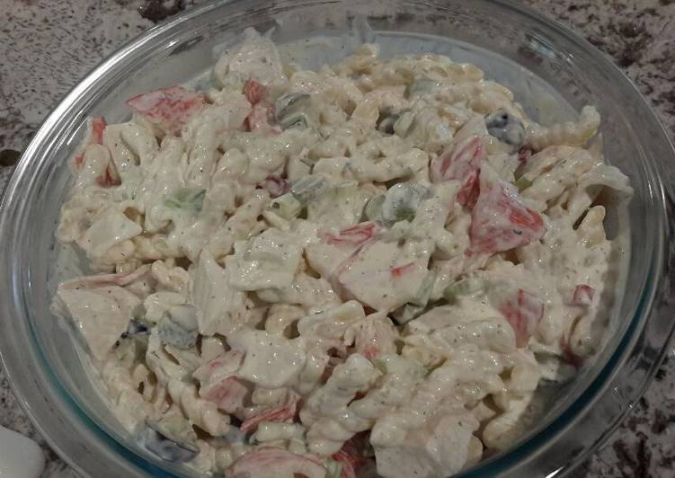 Pasta Crab Salad