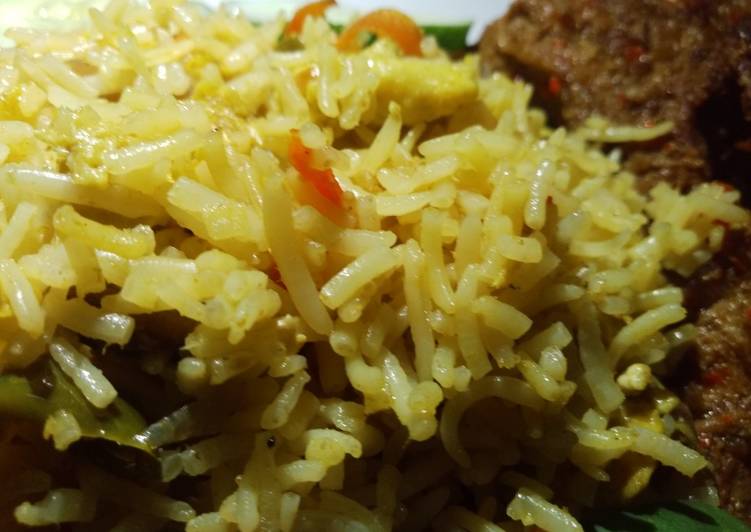 Vegetable fried basmati rice